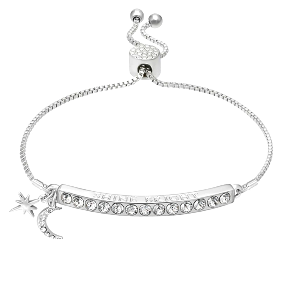 Crystal moon 🌙 & star 🌟  bracelet